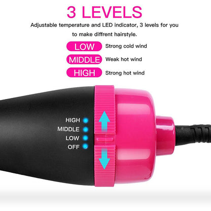 3 in 1 Hair Dryer Hot Comb Hair Brush Volumizer Hair Straightener Hot Air Curling Brushes Hair Styling Tools