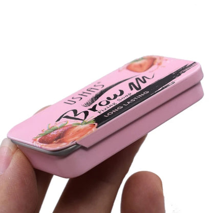 Brow Fixing Soap Strawberry Makeup Eyebrows Gel Shaping wax with brush Kit - Ushas