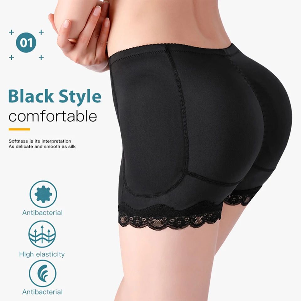 Women Hip Enhancer Body Shaper Underwear With Hips Pads Filler Sexy Big Butt Enhancer Control Panties Belly Smooth Shapewear Fake Buttock Plus Size