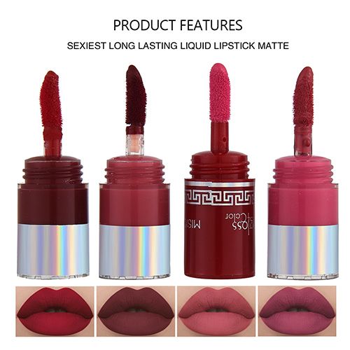 5 In 1 Lipstick, Five Color Matte Waterproof Velvet Long Lasting Lipstick, Creamy Texture Ladies Gift Valentine's Day Gifts