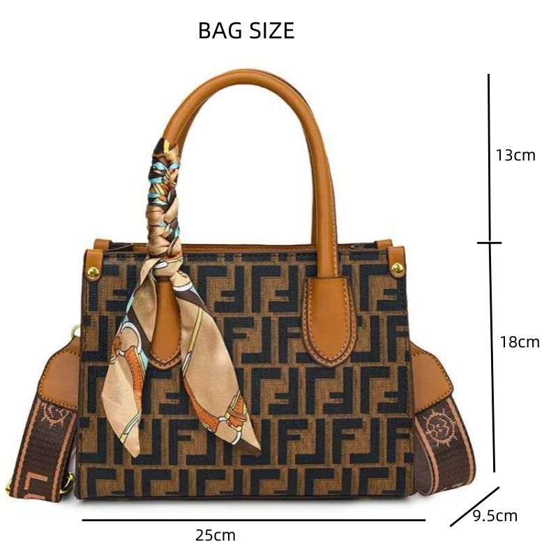 Mateamoda Signature Style Tote Bag Underarm Bag Crossbody Bag