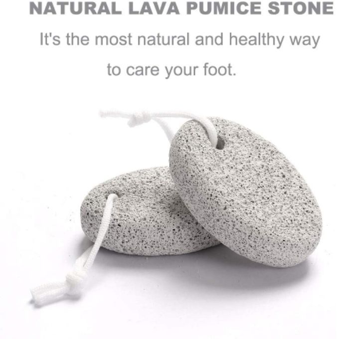 2Pcs Pumice Stone For Feet Scrub & Exfoliating Dead Dry Skin Callus Remover Hands Scrubber
