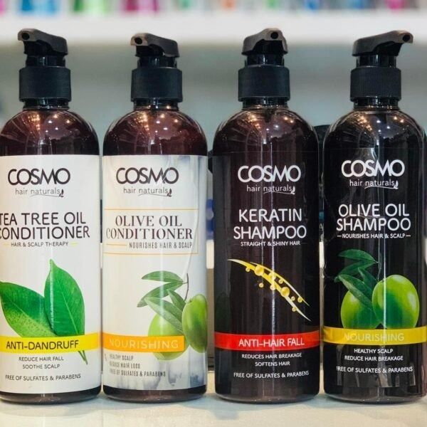 Cosmo Nourishing Olive Oil Shampoo - 480 ML - Hair Care Enriched With Olive Oil That Effectively Nourishes and Conditions Your Hair and Scalp Hair Care Shampoo