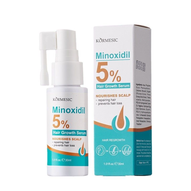 Kormesic 5% Minoxidil Hair Regrowth Treatment for Men & Women - Clinically Proven to Reverse Thinning Hair, Stimulate Follicles & Prevent Baldness