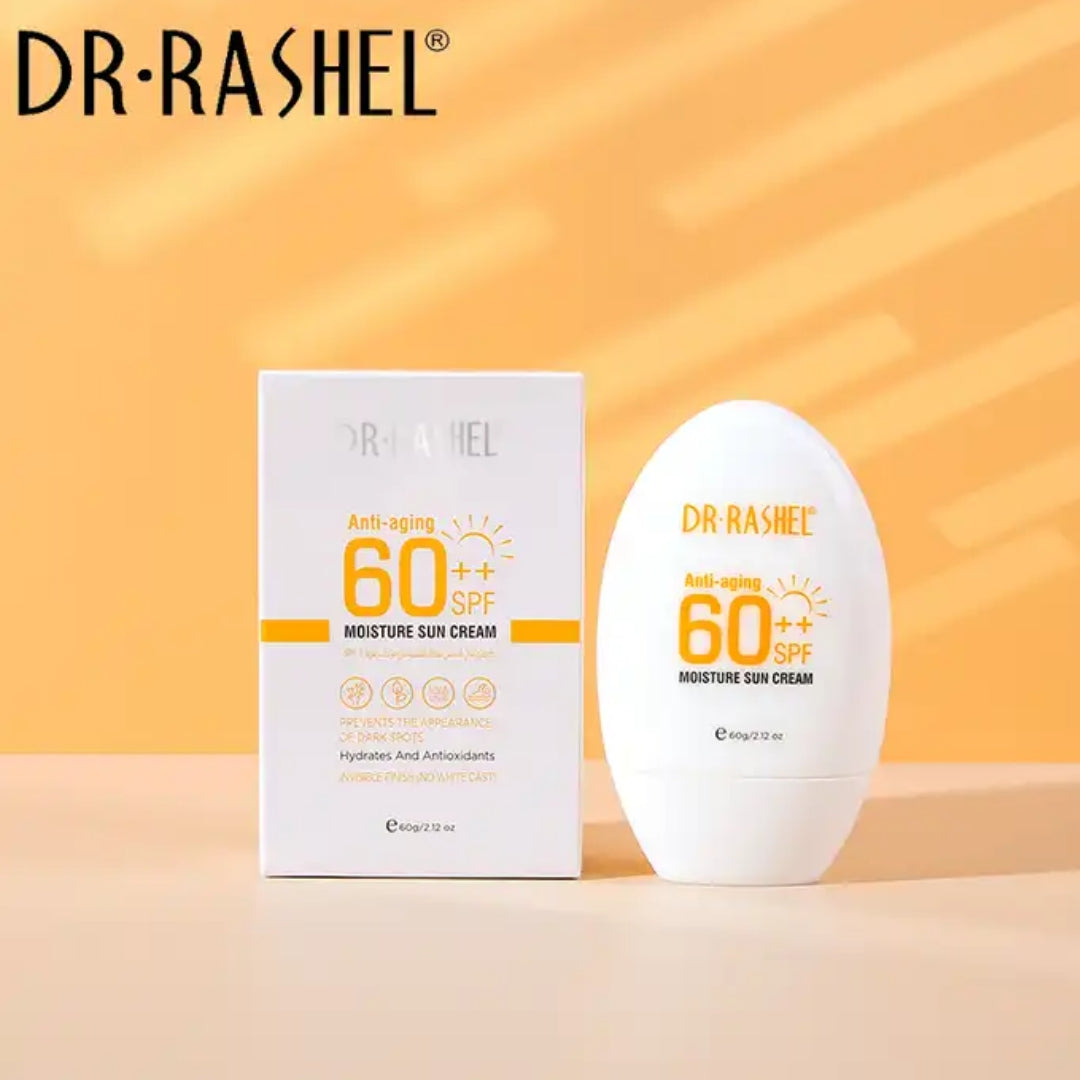 Dr. Rashel Sun Cream + After Sun - Anti-aging & Moisture Sun Cream SPF 60++ & After Sun Soothing & Cooling Gel