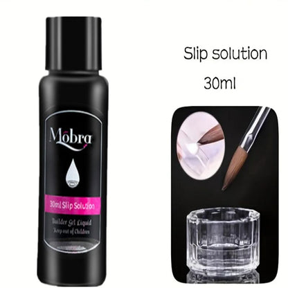 8Pcs Nail Extension Professional Full Poly UV Gel Manicure Kit 6W Nail Lamp Nail Plate