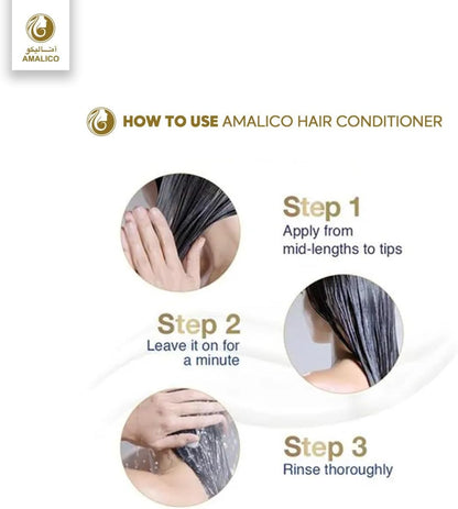 Amalico Chebe Powder Conditioner - Ready to Use Chebe Powder for Hair Growth Hair Conditioner (500ml) Easy to Maintain Authentic African Chebe Conditoner for Hair Growth 500ml