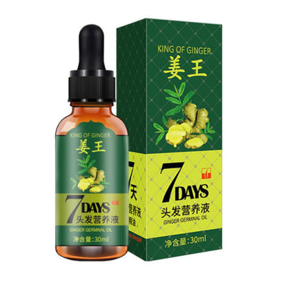 King Of Ginger 7 Days Ginger Germinal Oil Hair Growth Repair Nourish Root Nutrition Care - Aichun Beauty
