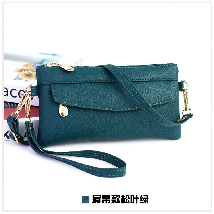 Women's Portable Fashion Wallet PU Leather Hangbag Female Long Clutch Purses Coin Pocket Phone Pocket For Ladies Money Bag