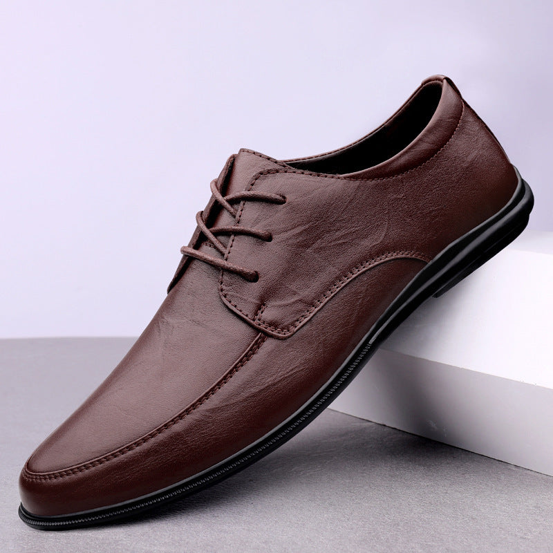 New Arrival Men's Shoes Oxfords Men's PU Leather Shoes Lace Up Flats Casual shoes