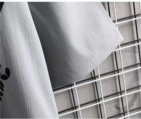 Two-Piece Outfits Summer Set Casual Fashion Sports Loose Short Sleeve Shorts Temperament T-shirt and Short Sleeve Two Piece Men's Set