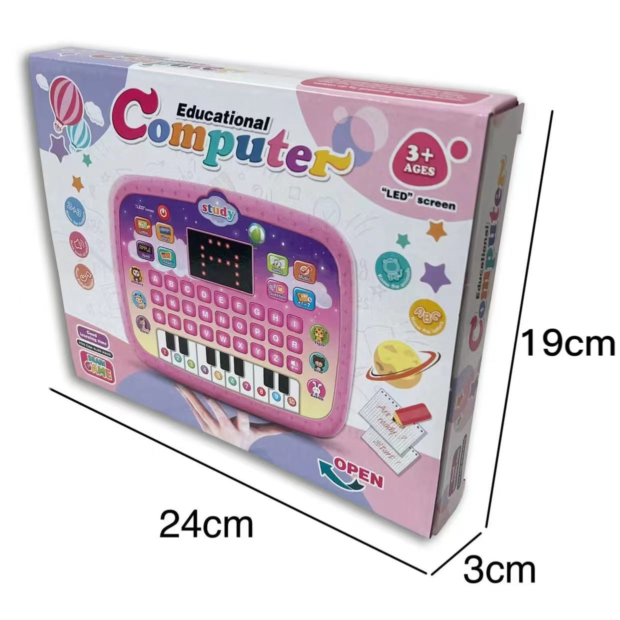 Fast delivery within 1-5 Kids' Toy Tablet Children english Learning Education Machine Toy For Kids Electronic Learning Products LED Screen Lighting Early Education Multifunctional Reading MachineToy