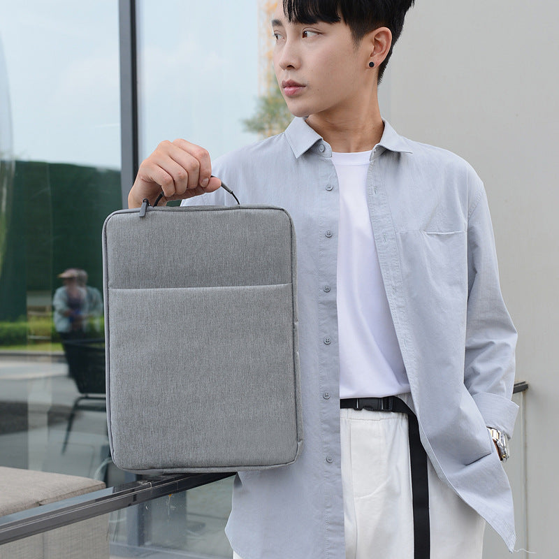 New arrival tablet ipad sleeve computer laptop bag notebook sleeve bag for men fashion men's bag 13-14inch handbags storage bag