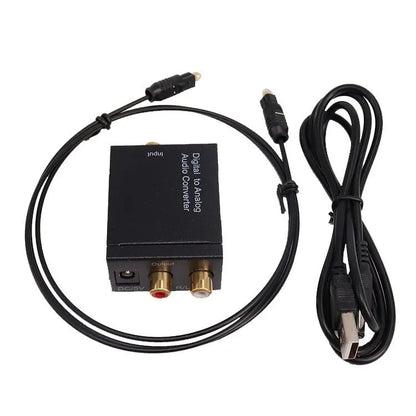 Digital To Analog Audio Converter 3 5mm Suitable For TV Audio Digital Coaxial Fiber Optic Analog Output Converter