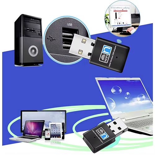 300Mbps 2.4Ghz Wireless Network Card Wifi Receiver USB Ethernet to Wifi Adapter Mini WIFI Signal Receiver Transmitter Signal Extender for Laptop