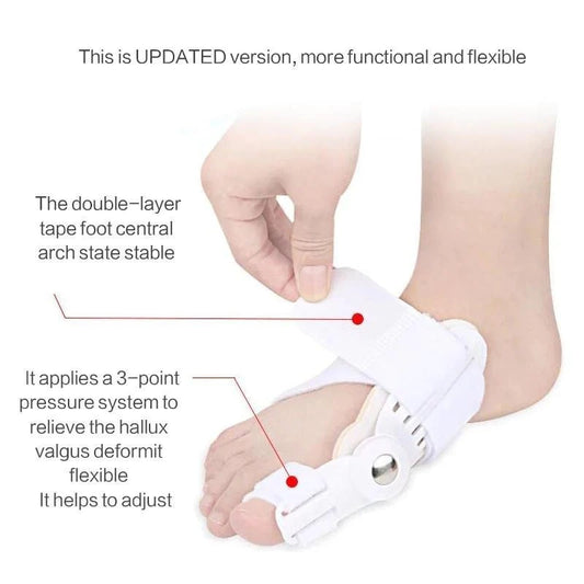 Orthopedic Bunion Corrector 1 PCS Hallux Valgus Brace Splint Pads Bunion Big Toe Separators Straightener Universal for Left and Right Feet
