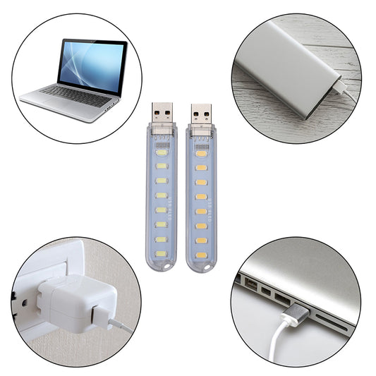 Mini Portable USB LED Book Light DC5V Ultra Bright Reading Book Lamp 3leds 8leds Lights For Power Bank PC Laptop Notebook Lighting & Home Improvement