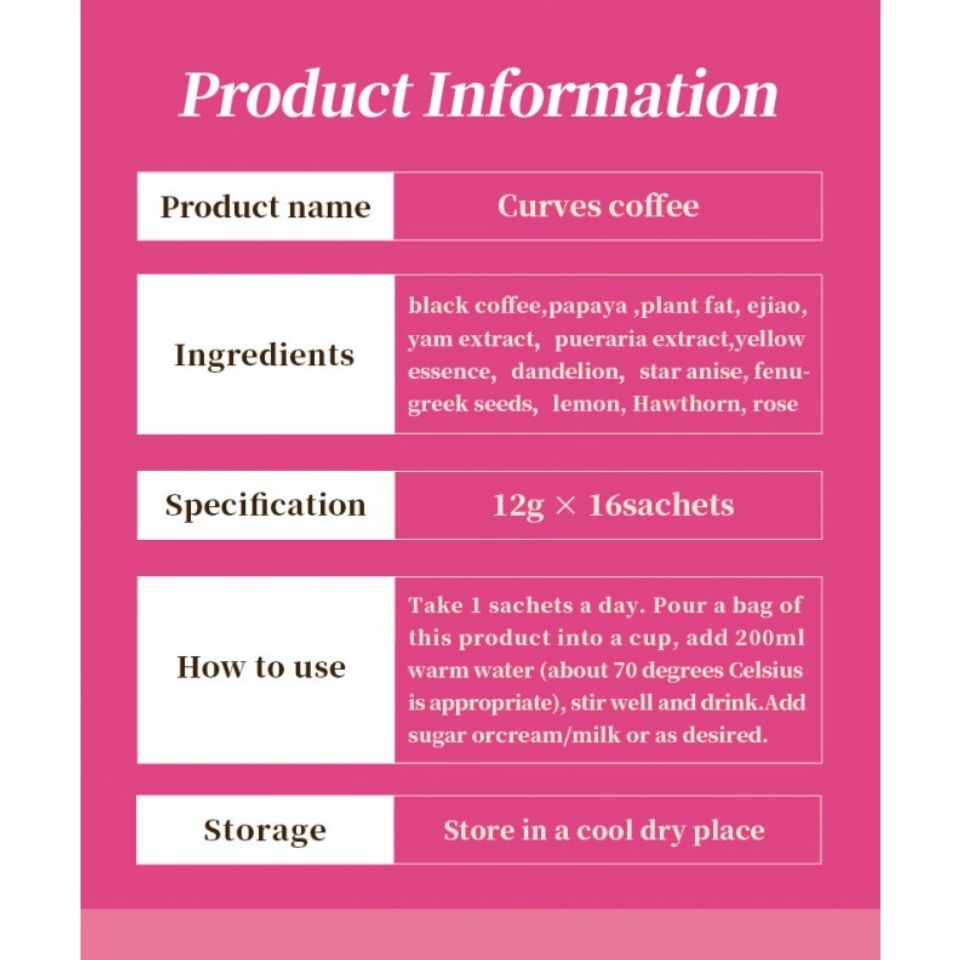 Wins Town CURVES Coffee, Breast & Butt Enhancement Coffee. Grows The Breast, Makes You Curvy, Improve Butt Size & Shape & Makes Breast Firm, Fuller & Tight.
