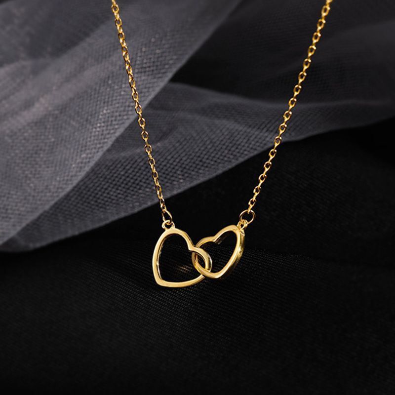 Love Necklace Female Ins Collarbone Chain Tensile Resistance Original Style Simple And Versatile Internet Celebrity High Sense Niche Neck Chain Tide
