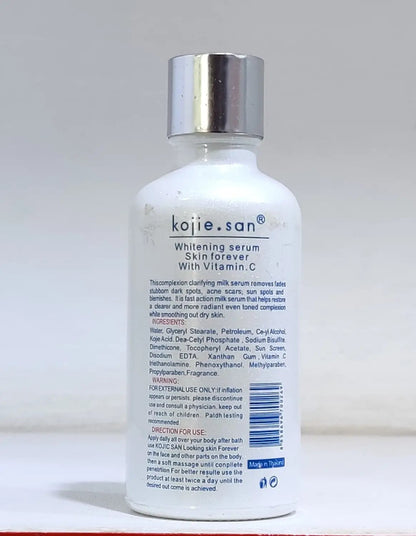 Kojie San Kojic Acid Whitening Serum With Vitamin C-For All Skin Types removes dark spots, scars