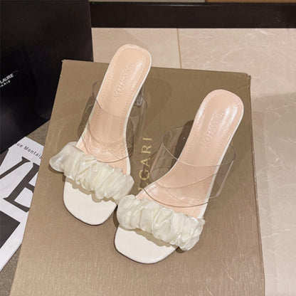 Ladies Shoes Women Shoes Sandals Heels Wedding Shoes Transparent Heels Dress Shoes Slippers Mules Clogs