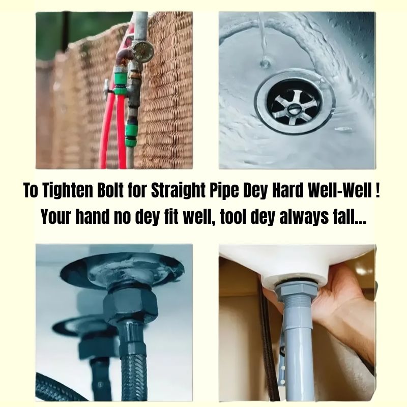 8-in-1 Adjustable Spanner Sink Water Pipe Wrench Multifunctional Sink Installation Tool for bolt Washbasin Wrench Corner Valve Home Decoration Tools Repair Disassembly Tools Jaw Grip Non-Slip Handle