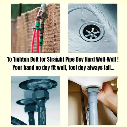 8-in-1 Adjustable Spanner Sink Water Pipe Wrench Multifunctional Sink Installation Tool for bolt Washbasin Wrench Corner Valve Home Decoration Tools Repair Disassembly Tools Jaw Grip Non-Slip Handle