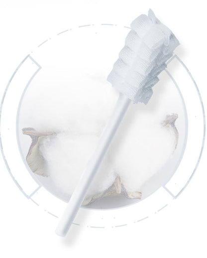 30pcs/box Baby Tongue Cleaner Disposable Gauze Toothbrush Paper Rod Infant Oral Cleaning Brush Stick Baby Oral Cleaner