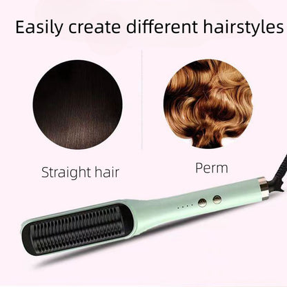Hair Straightening Combs Negative Iron Straightener Lazy Straight Curling Double Use Hair Iron Hair Styling Tools hot comb Hot Comb