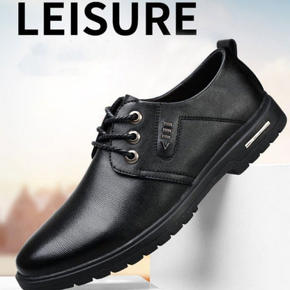 Work Shoes Breathable Casual Shoes Men's Shoes Oxfords Business Formal Soft Soles Top Shoes Men Lace up Casual Derby Shoes