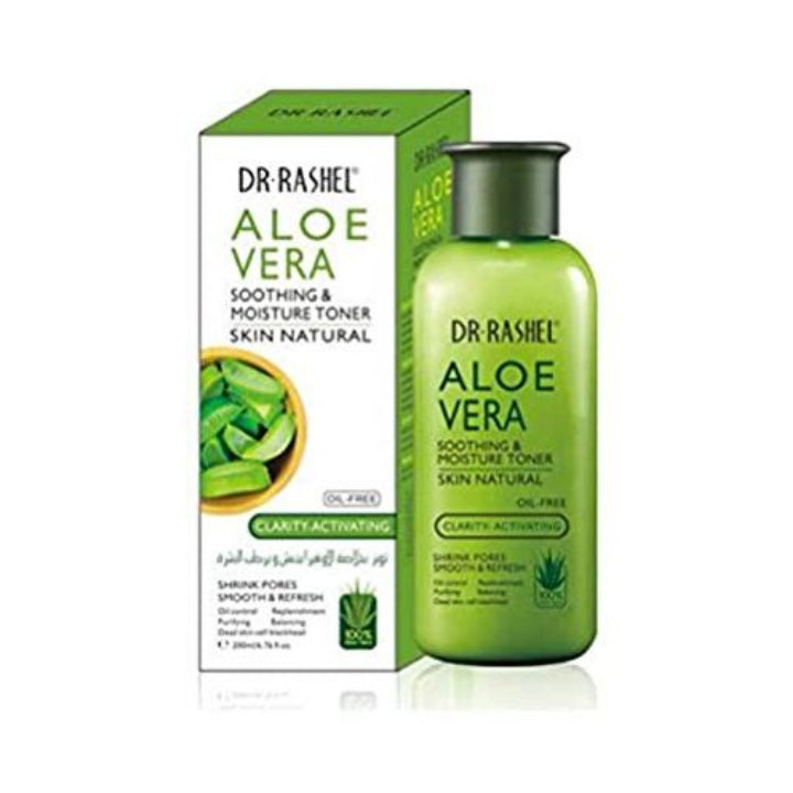 Dr. Rashel Skin Natural Aloe Vera Soothing & Moisture Toner - Oil control, Shrink pores, Balancing, Purifying