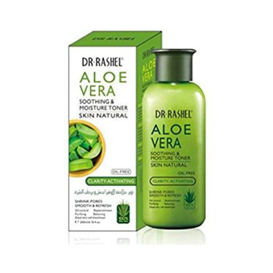 Dr. Rashel Skin Natural Aloe Vera Soothing & Moisture Toner - Oil control, Shrink pores, Balancing, Purifying