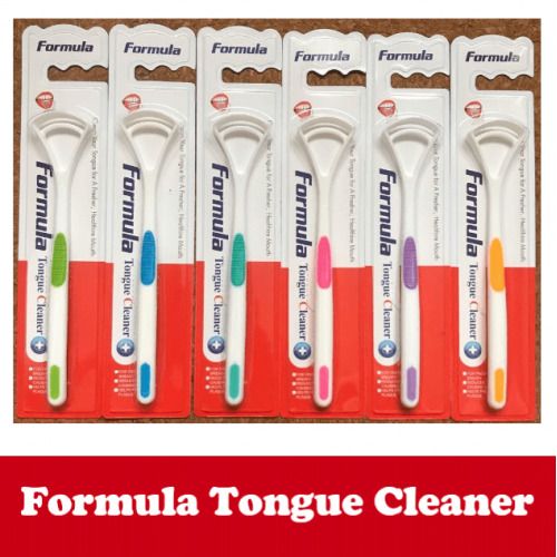 1/2 Pcs Tongue scraper Cleaner, suitable for adults and children, provides healthy oral care, is easy to use, and helps combat bad breath. Travel portable cleaner coating cleaning brush - Formula