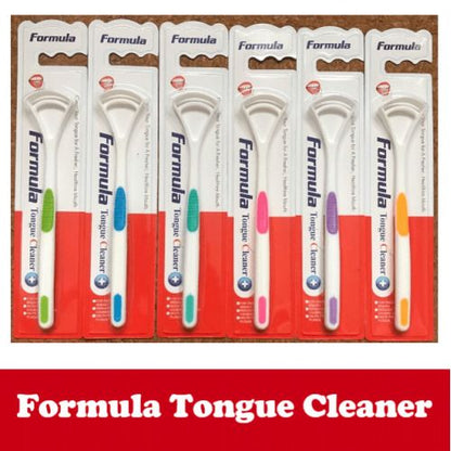 1/2 Pcs Tongue scraper Cleaner, suitable for adults and children, provides healthy oral care, is easy to use, and helps combat bad breath. Travel portable cleaner coating cleaning brush - Formula