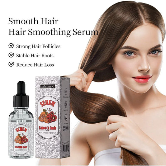 30ML KORMESIC Smooth Hair Moisturizing Repair Hair Smoothing Serum: Banish Frizz, Unravel Knots & Boost Hair Shine Reduce natural hairbreakage Strong Hair Follicles Reduce Hair Loss