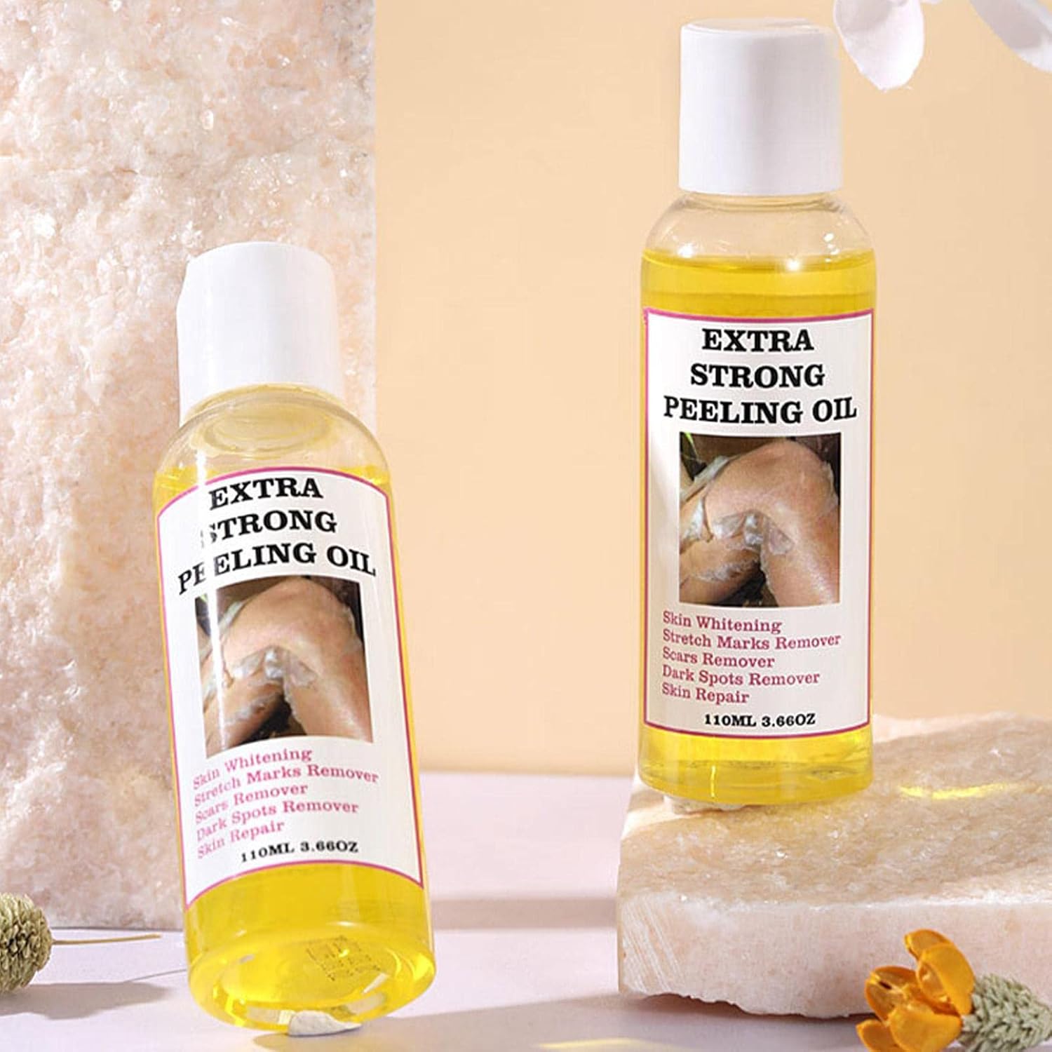 2 Packs Dr Davey Skin Peeling Oil | Safe Yellow Peeling Oil Extra Strength,Strong Peeling Oil for Skin Brightening Moisturizing, Removes Dead Skin Cells 118ml X 2