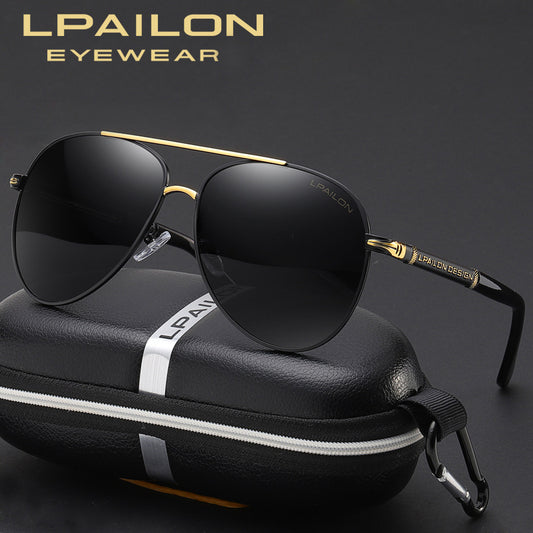 LPAILON Brand High-definition Polarized Sunglasses For Men And Women Driving Mirror With UV400 Sunglasses Men's Driver equipment Night Vision Polarizing Glasses With Blasses Box