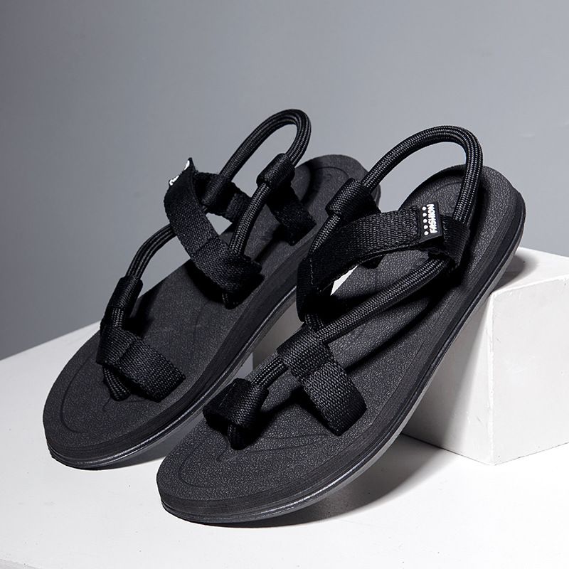 Men's Sandals Slippers Durable Fashion Beach Shoes driving shoes Comfortable sneakers black【kindly buy1size bigger than usual】