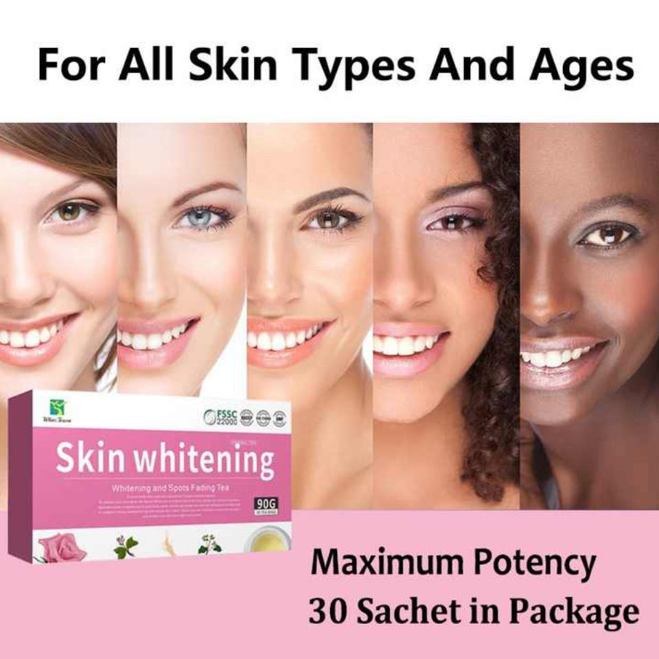 Wins Town Skin Whitening and Spots Fading Tea , Improve Endocrine, Acne Removal Dark spots Beautifying Herbal 30 tea bags