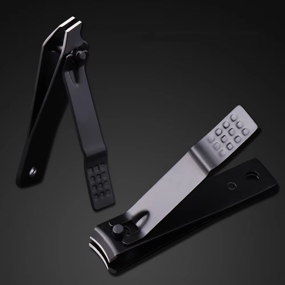 Stainless Steel 7-Piece Nail Set Elegant Black Nail Clippers Nail Clippers Nail File Full Manicure Beauty Tools