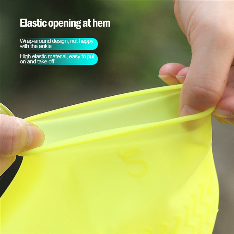 Waterproof Shoe Covers Silicone Anti-Slip Rain Boots Unisex Sneakers Protector For Outdoor Rainy Day Protectors Shoes Cover