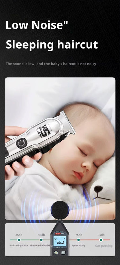 Hair Clipper USB Electric Rechargeable Electric Hair Clipper Professional Hair Trimmer Electric Hair Clipper Oil Head Carved Bald Wigs Hair Cutting Tools Shaping Shaving Machine