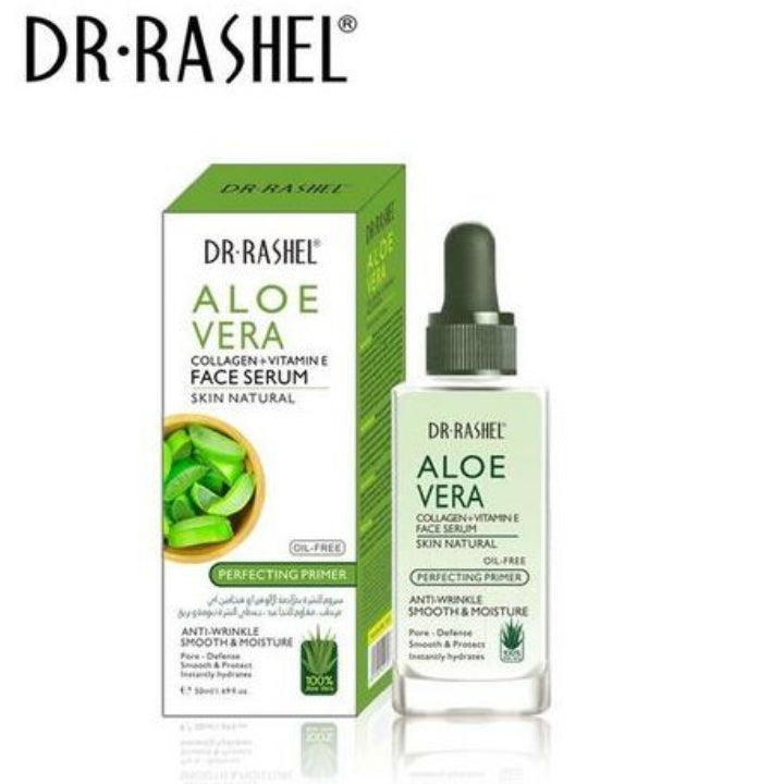 Dr. Rashel Aloe Vera Collagen + Vitamin E Face Serum - Anti-Wrinkle, Smoothen, Moisturize Perfecting Primer