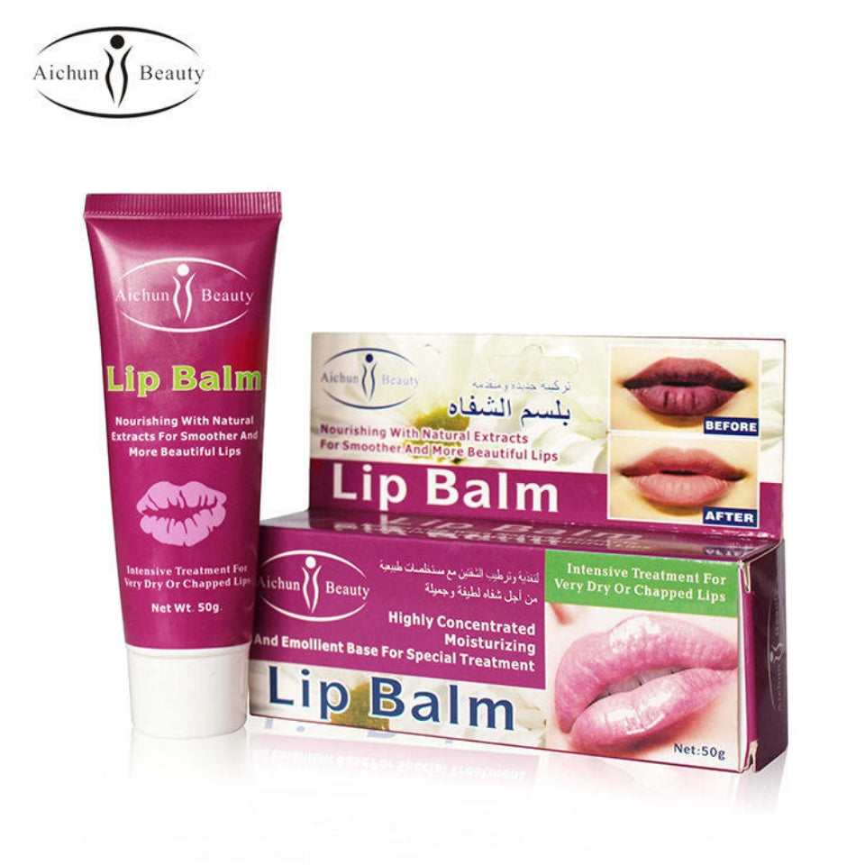 Lip Balm For Smoother Dry Chapped Lips With Natural Extracts Moisturizing and Emollient Gloss Base - Aichun Beauty