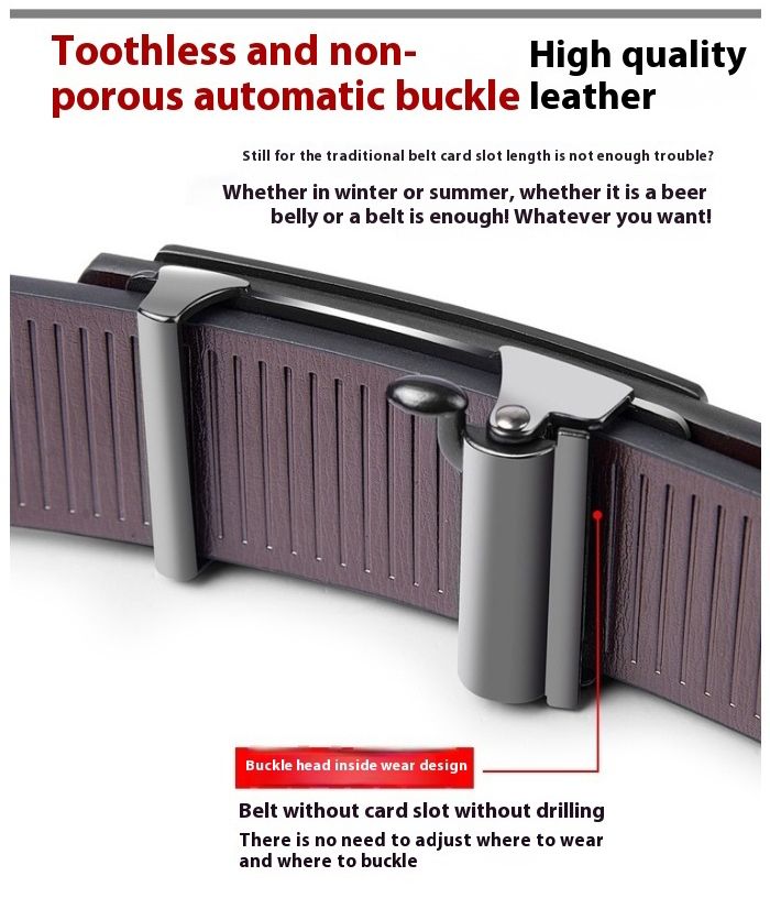 New Men Belts High Quality Leopard Belt Success Men Belt Business Automatic Buckle Fashion Trend Casual All-match Belt Men Accessories