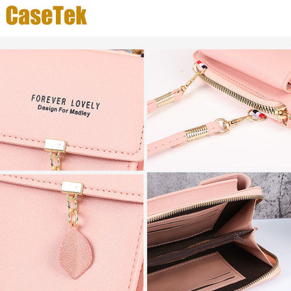 New Arrival Wallet phone bag PU leather purse small sling bag ladies fashion crossbody shoulder bag Casetek handbags
