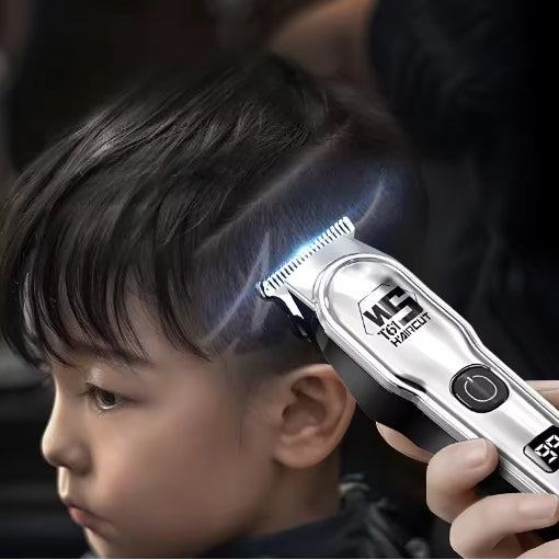 Professional Hair Clipper HighPower Motor Electric Fader Styling OilLubricated Precision Suitable Hair Cutting Balding Clippers Sculpting Razors