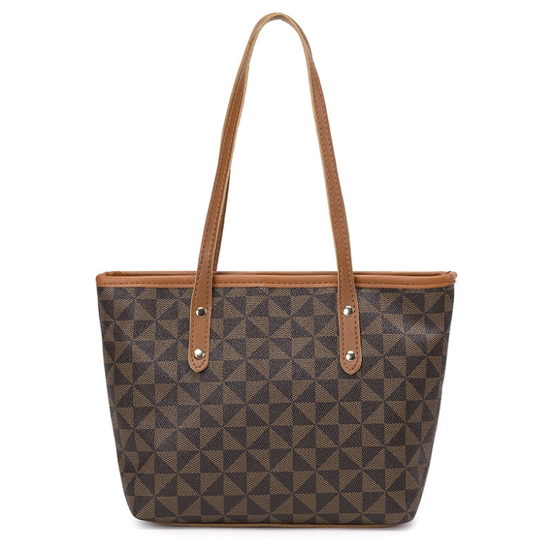 New Fashion Retro Large Capacity Fashionable Handheld One Shoulder Printed Tote Bag