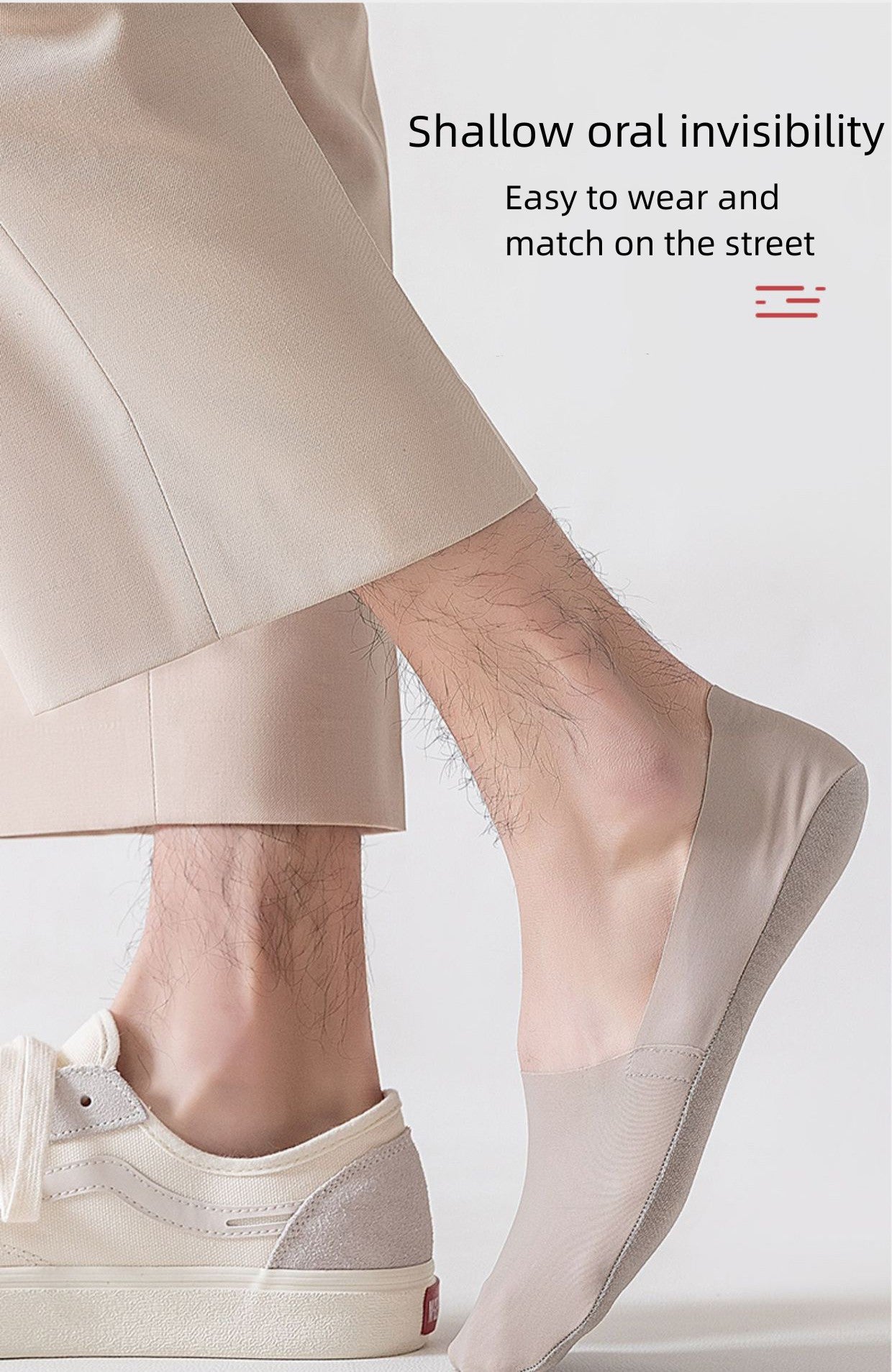 7 PCS New Arrivals Man's socks Men's boat socks Deodorization Sweat absorption Ice silk Men's socks Anti slip and non falling heel Shallow mouthed invisible socks Casual socks