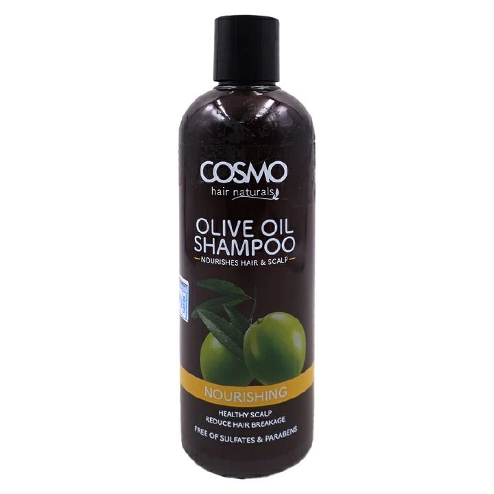 Cosmo Nourishing Olive Oil Shampoo - 480 ML - Hair Care Enriched With Olive Oil That Effectively Nourishes and Conditions Your Hair and Scalp Hair Care Shampoo